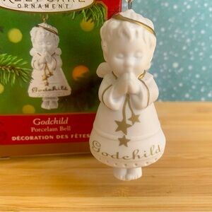 Hallmark Keepsake Ornament * Godchild * Porcelain Bell * 2001